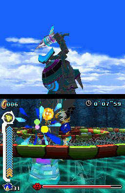 Sonic Colours : images pour la version DS