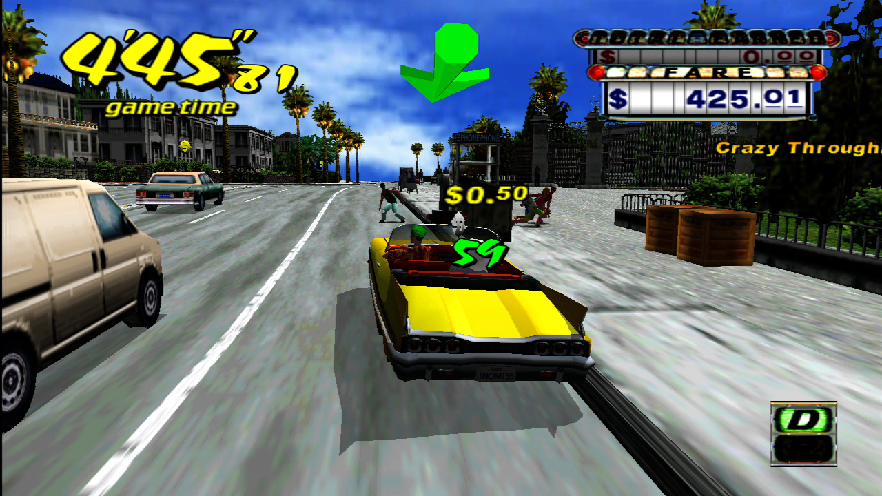 Crazy Taxi se dévoile également
