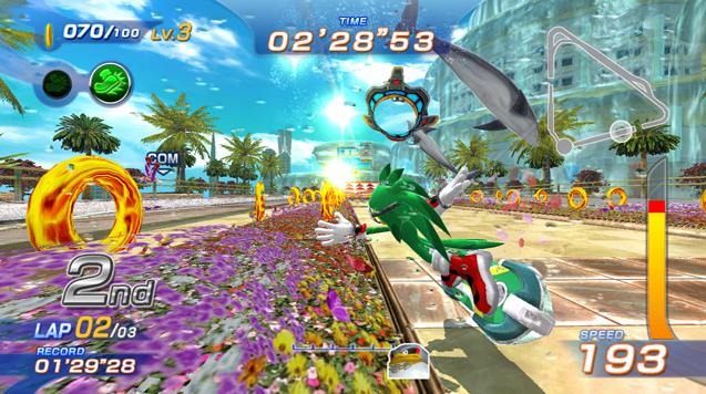 Sonic Free Riders (Kinect) se montre davantage