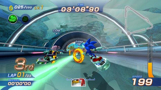 Sonic Free Riders (Kinect): a new video