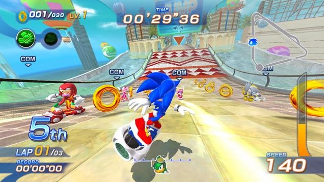 Sonic Free Riders: new images
