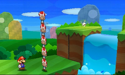 Paper Mario 3DS : un peu de gameplay off-screen