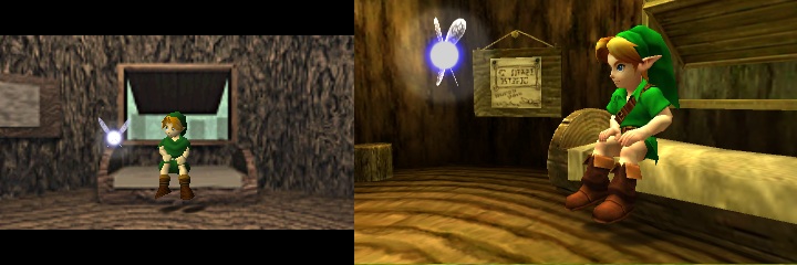 The Legend of Zelda OOT : comparatif 3DS-N64