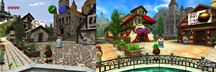The Legend of Zelda OOT : comparatif 3DS-N64