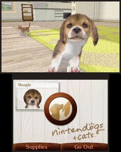 Nintendogs + Cats se niche sur 3DS