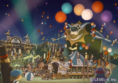 Vision Level-5 : images Professor Layton 3DS