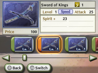 Screens Samurai Warriors Chronicles