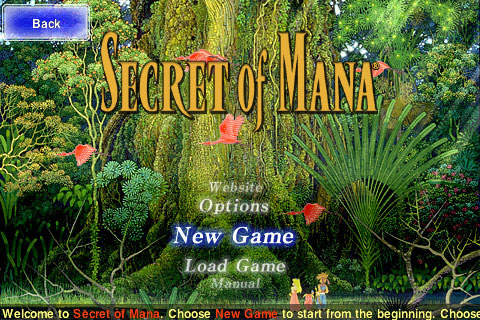 Secret of Mana dispo sur l'AppStore (+ images)