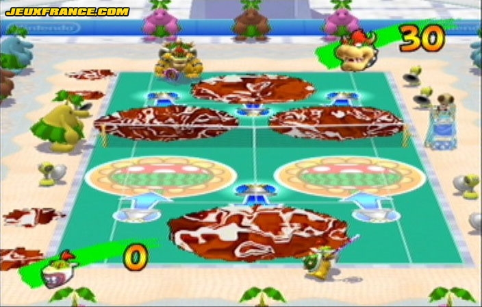 Mario Power Tennis : images maison