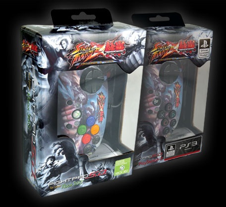 Street Fighter X Tekken : pad et sticks arcade