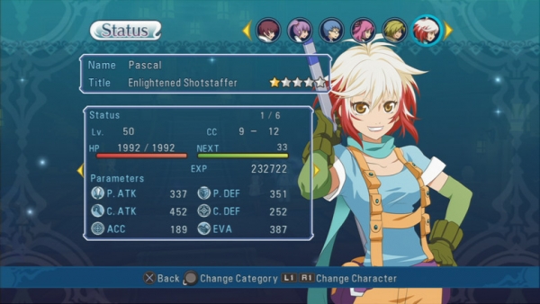 Screens Tales of Graces F