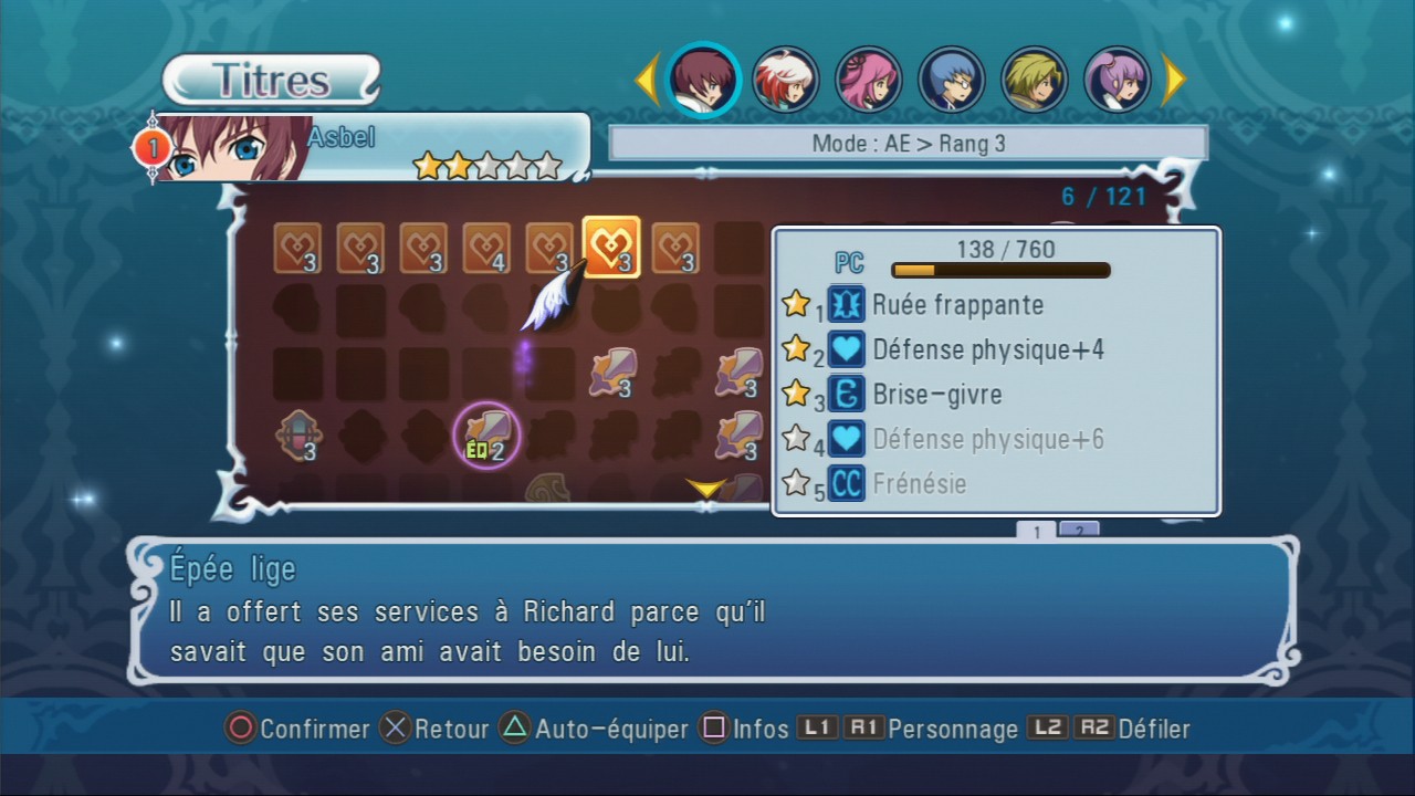 Screens Tales of Graces F