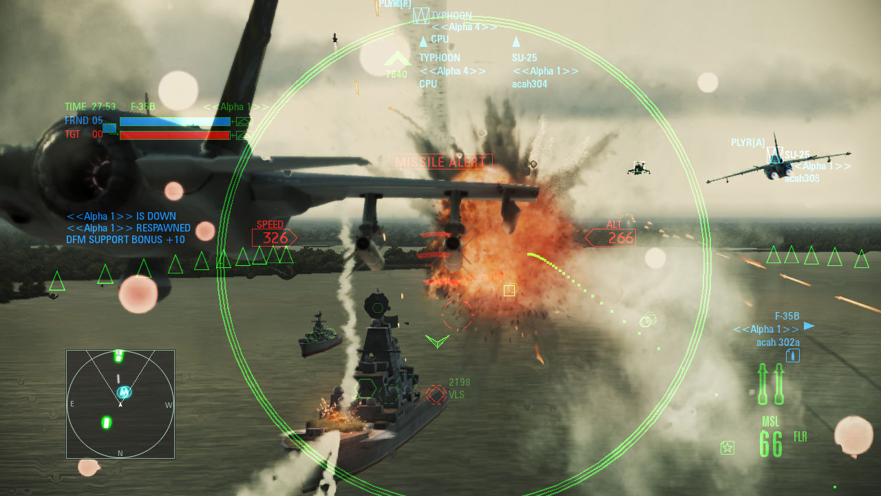 Screens Ace Combat : Assault Horizon