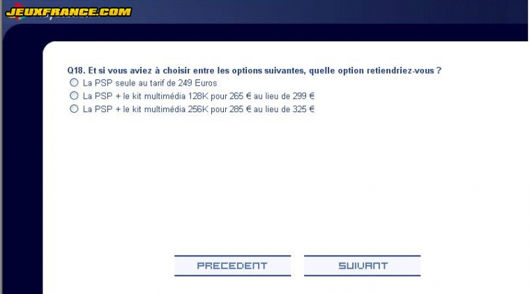 PSP : des détails pour la France