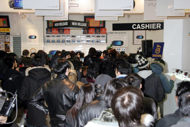 La folie autour de la PSP débute