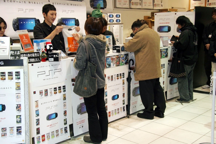 La folie autour de la PSP débute
