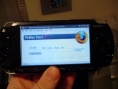 La PSP surfe sur le Web