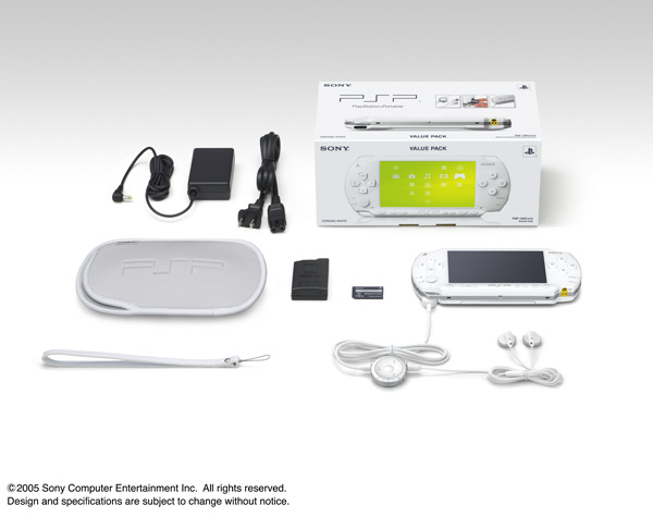 La PSP White le 15 septembre