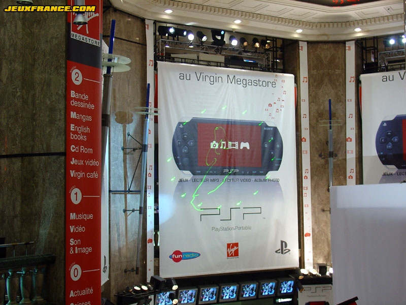 Lancement de la PSP au Virgin