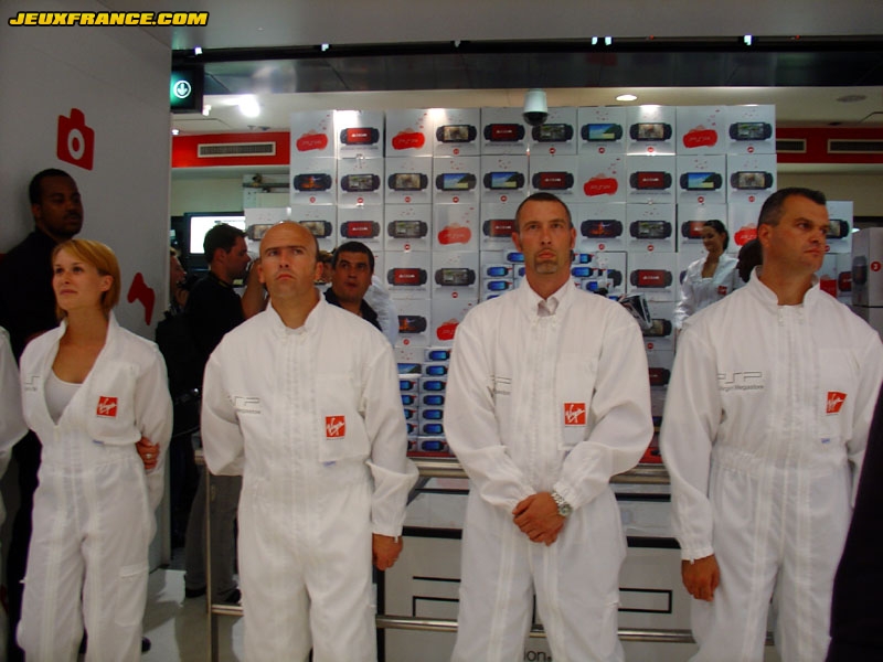 Lancement de la PSP au Virgin