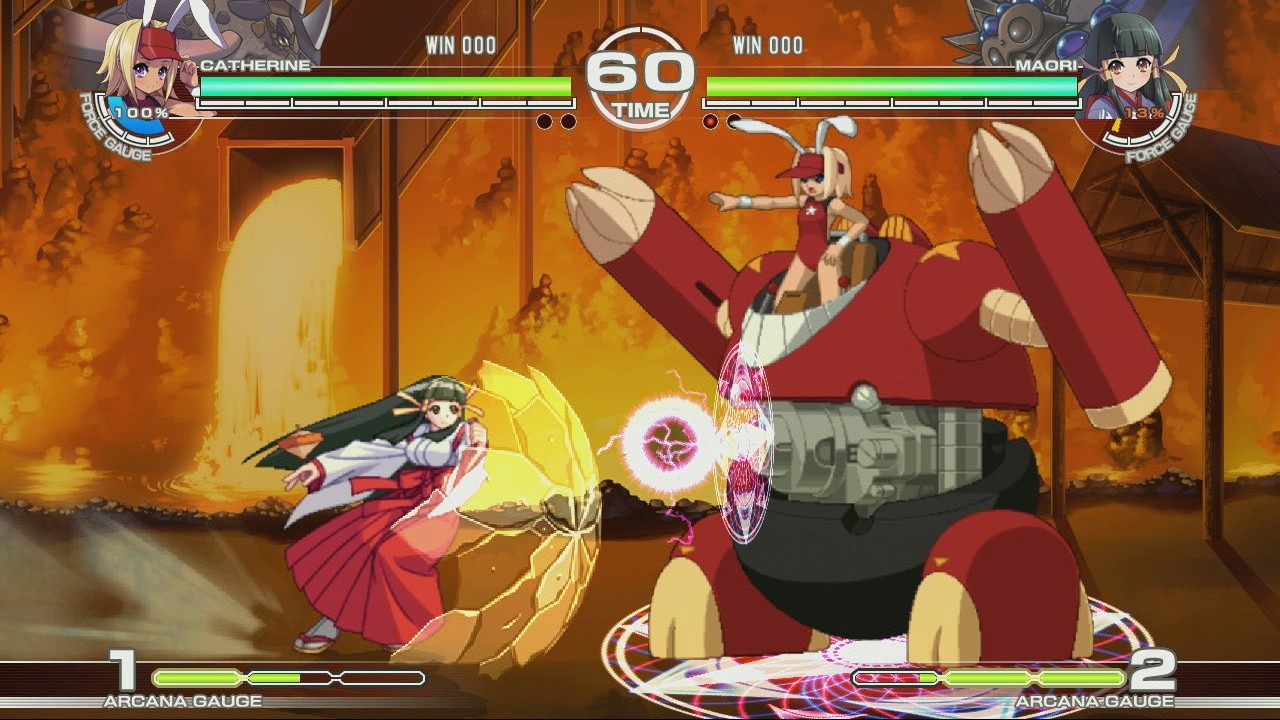 Screens-Video Arcana Heart 3
