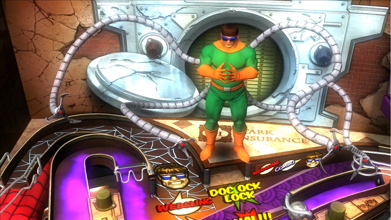 Les héros Marvel se mettent au flipper