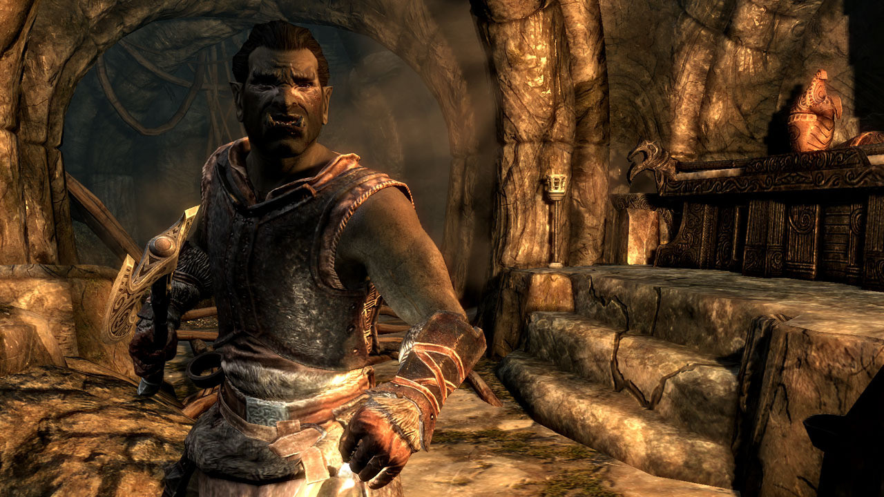 TES V Skyrim : Orc, Argonian et Khajit
