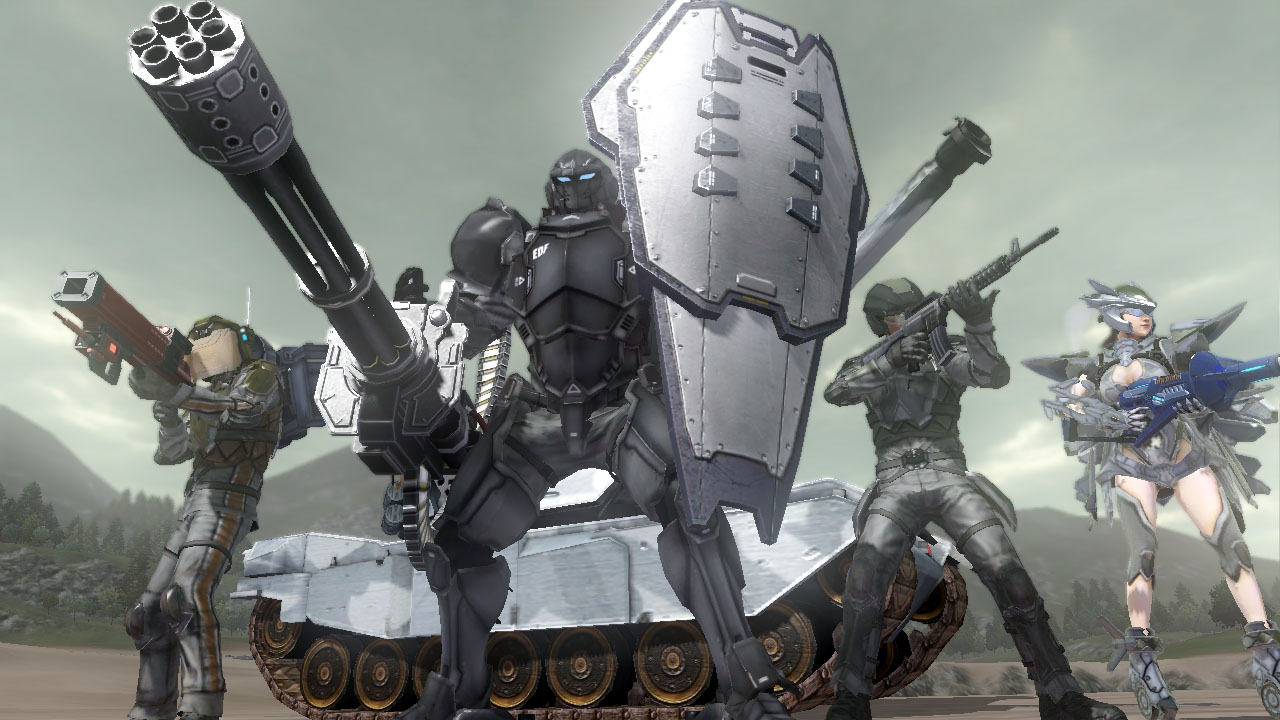 Screens Earth Defense Force 4