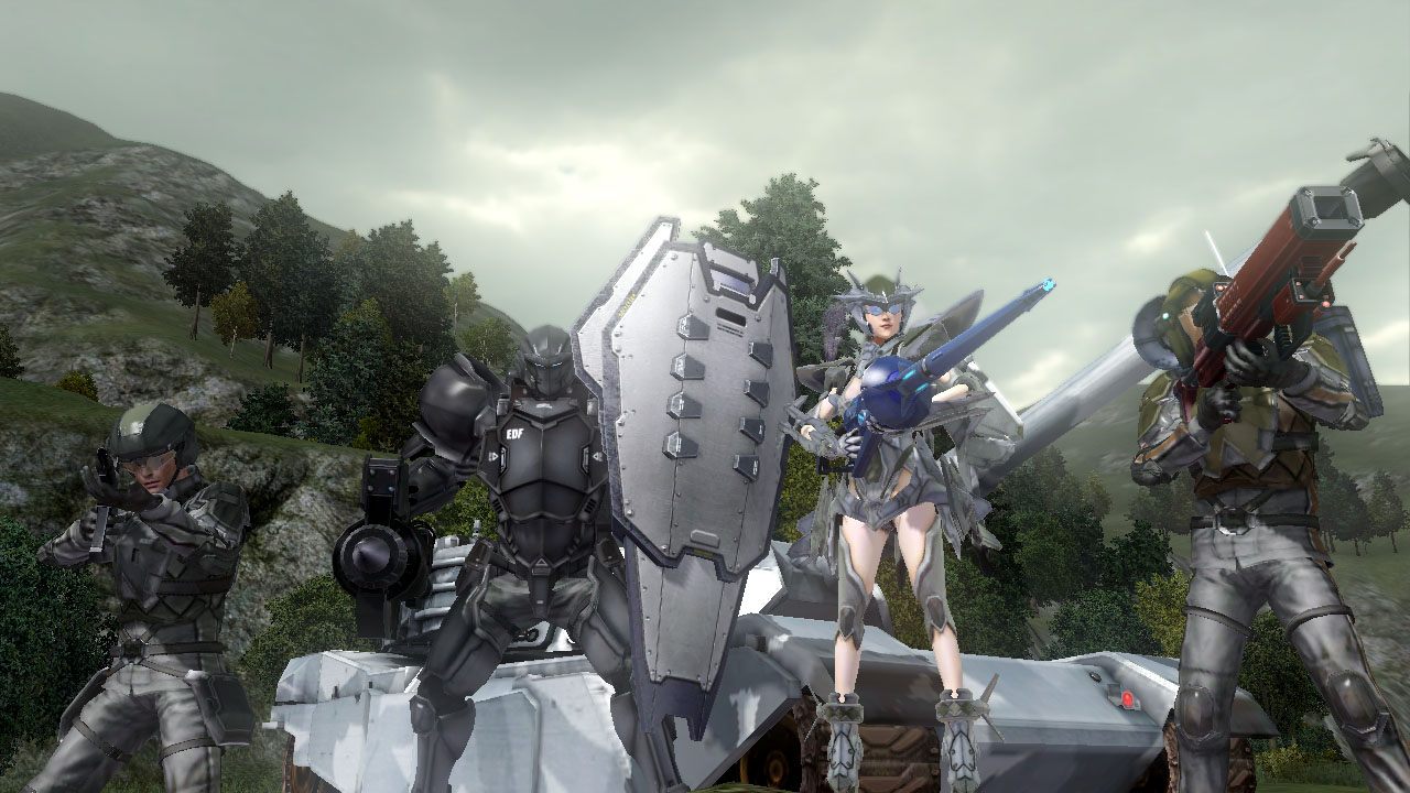 Screens Earth Defense Force 4