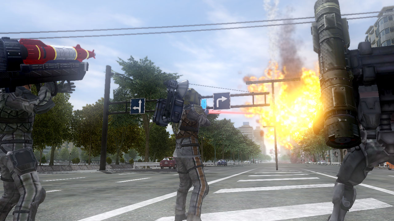 Screens Earth Defense Force 4
