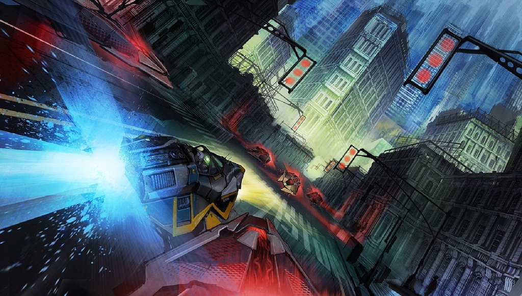 WipEout 2048 : deux artworks du mode zombies