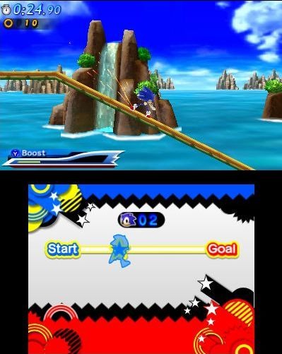 Screens Sonic Generations 3DS
