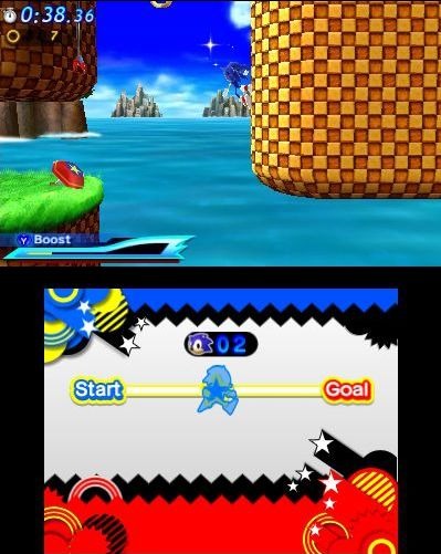 Screens Sonic Generations 3DS
