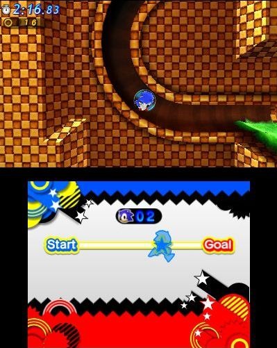 Screens Sonic Generations 3DS