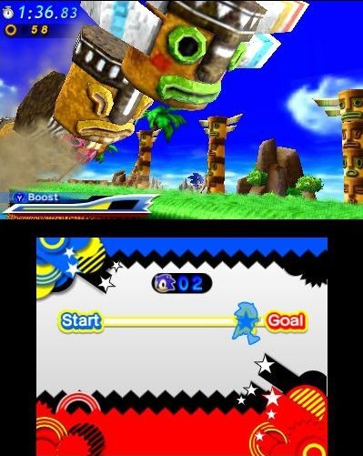 Screens Sonic Generations 3DS