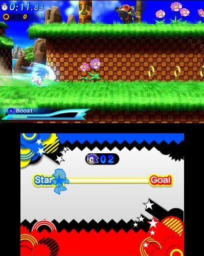 Screens Sonic Generations 3DS