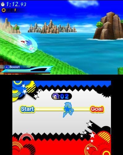 Screens Sonic Generations 3DS
