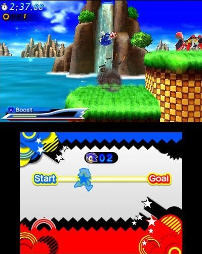 Screens Sonic Generations 3DS