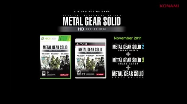 Metal Gear Solid HD Collection annoncé sur PS3 et Xbox 360