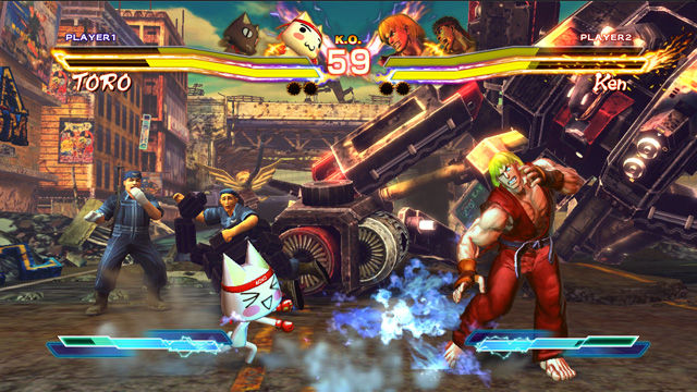 Street Fighter X Tekken : les mascottes de Sony