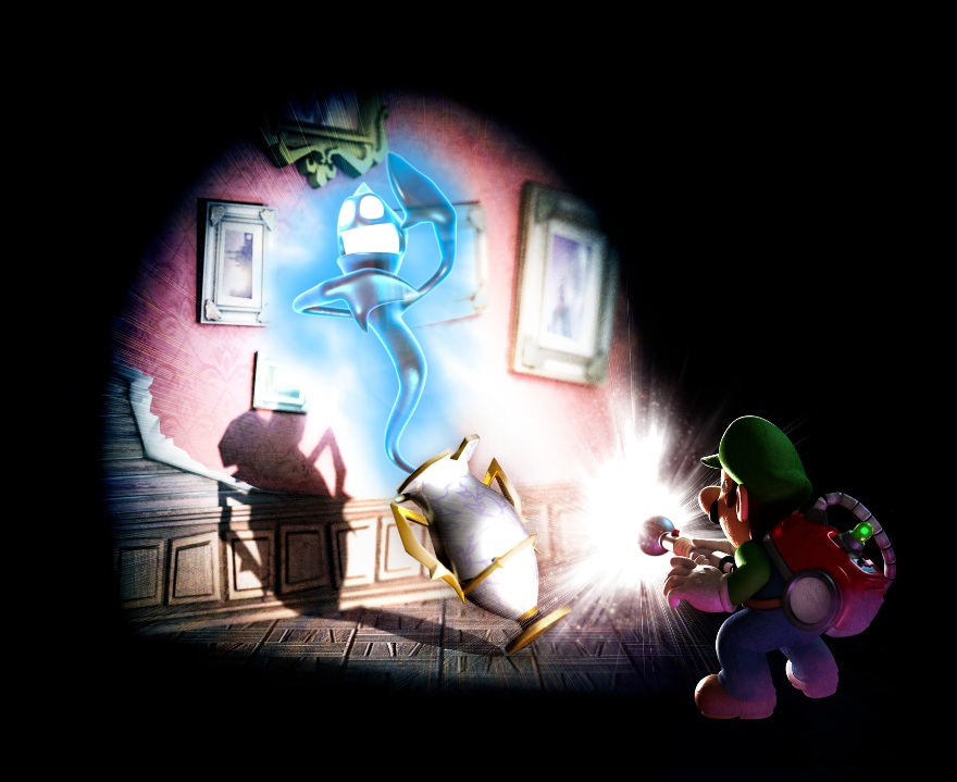 Luigi's Mansion 3DS : packaging et artworks