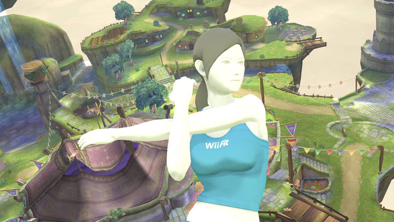 Super Smash Bros : Miss Wii Fit s'illustre
