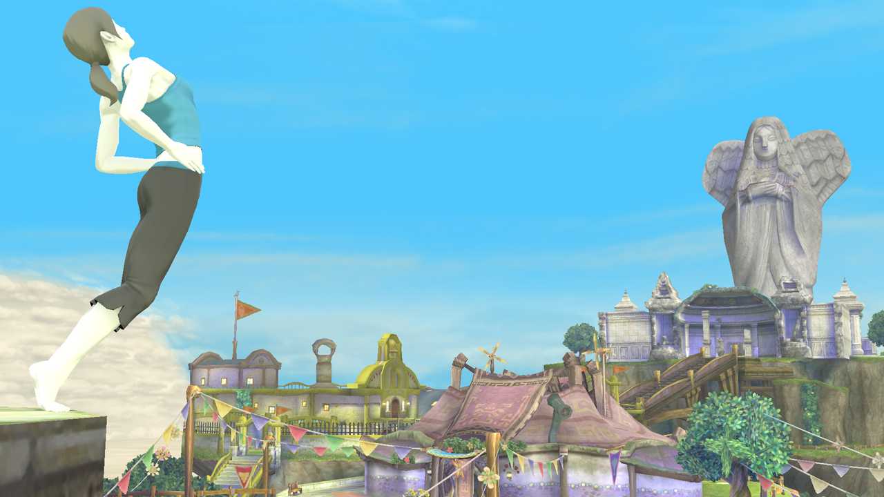 Super Smash Bros : Miss Wii Fit s'illustre