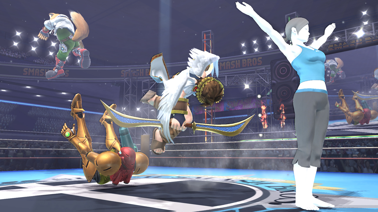 Super Smash Bros : Miss Wii Fit s'illustre