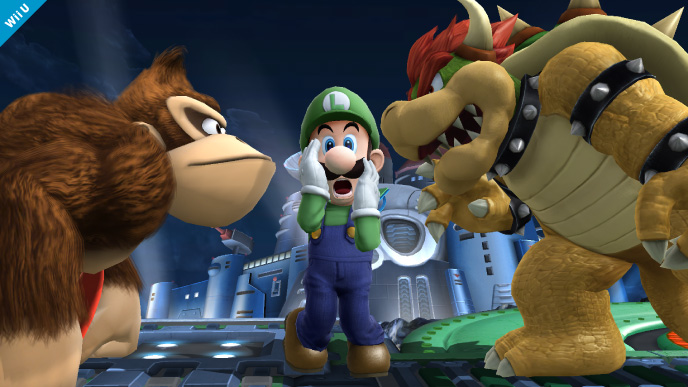 Luigi s'illustre dans Super Smash Bros