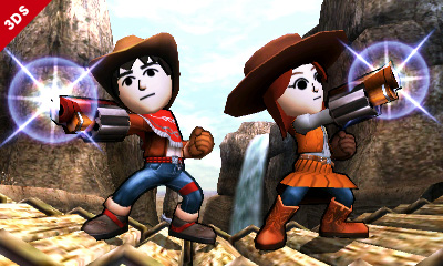 Super Smash Bros : Mii, new challenger et figurines