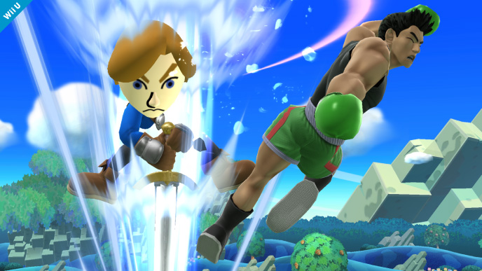 Super Smash Bros : Mii, new challenger et figurines
