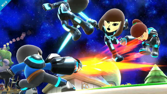 Super Smash Bros : Mii, new challenger et figurines