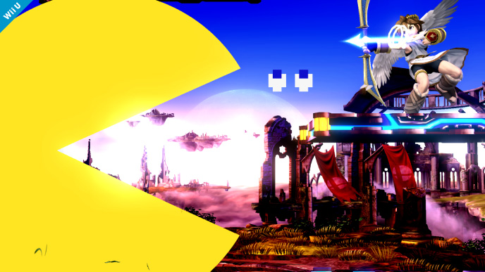 Screens Super Smash Bros.