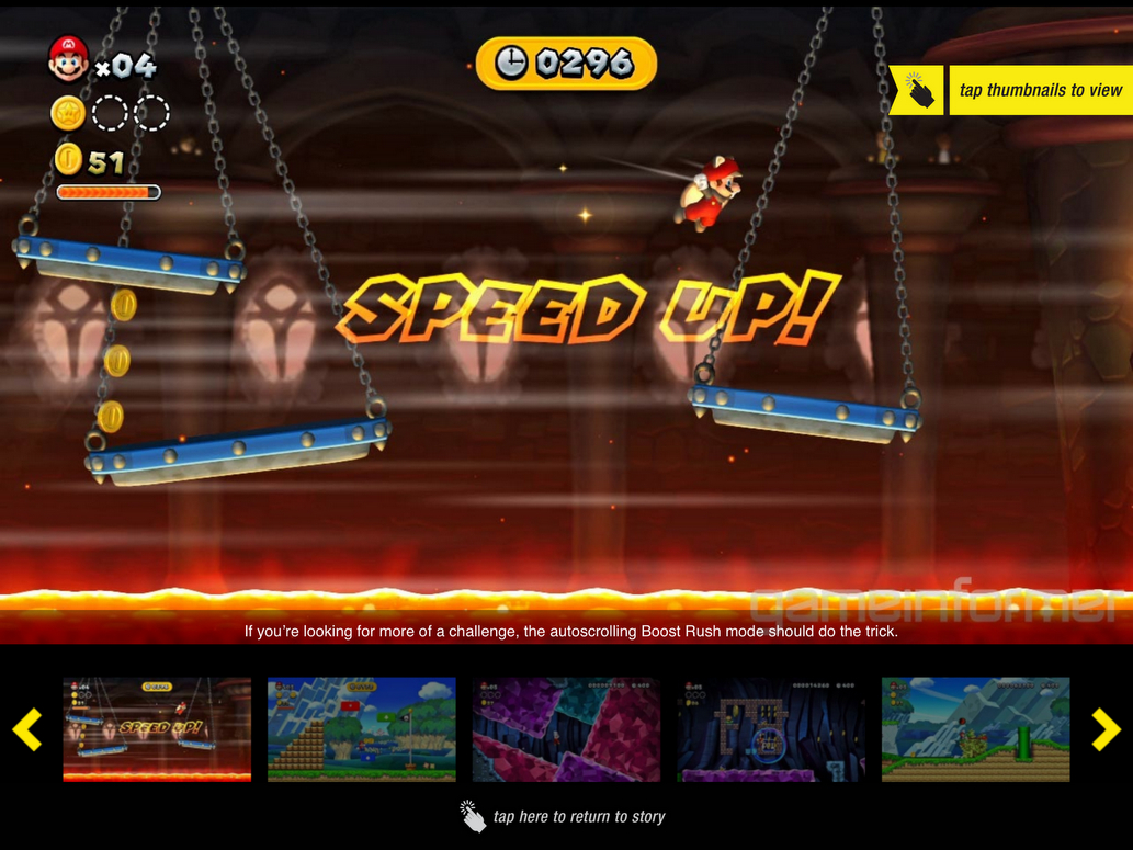 Game Informer : scans New Super Mario Bros. U